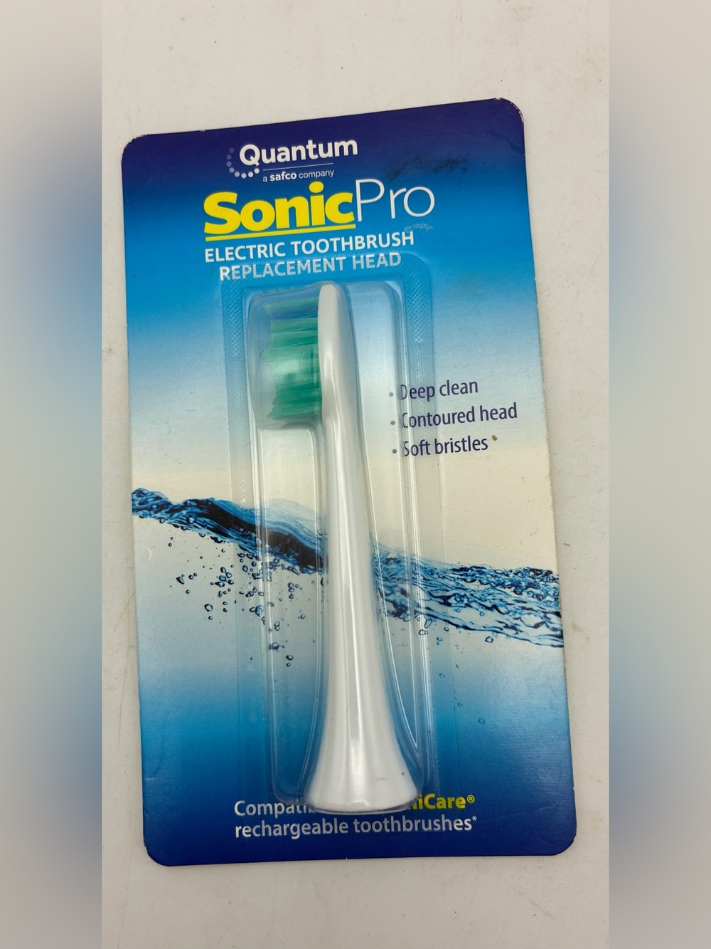 Quantum SonicPro Electric Toothbrush Replacement Head Soft Bristles New Sealed